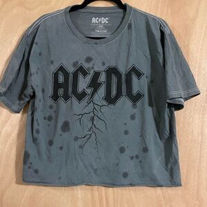 EUC size M AC/DC Graphic Tee in Gray
